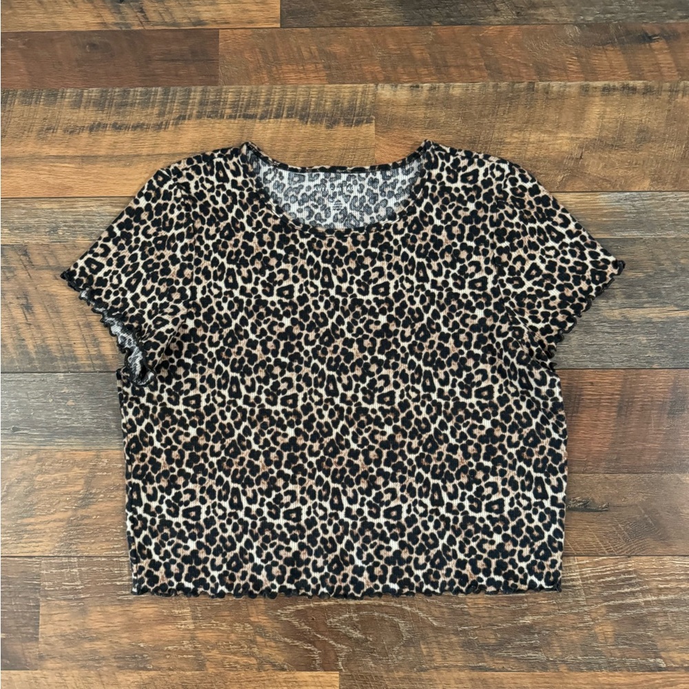 American Eagle Cheetah crop top